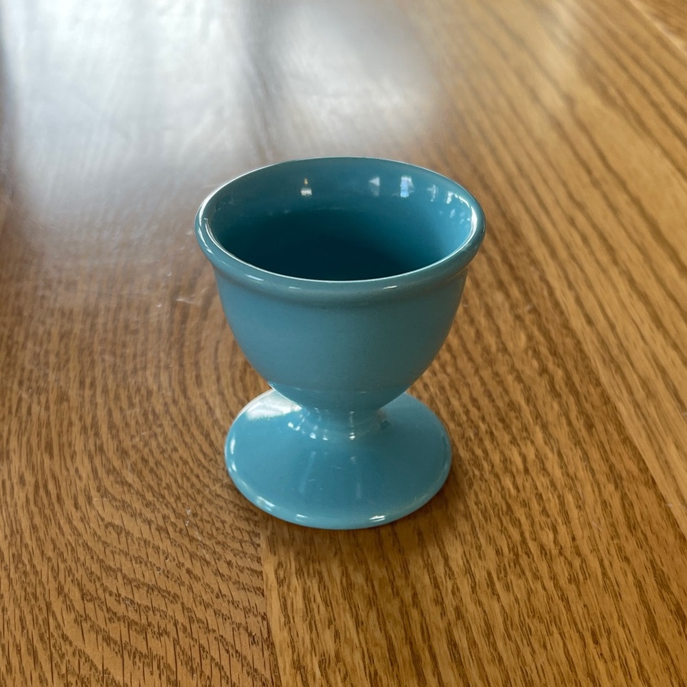 Blue Ceramic Egg Cup 🌺